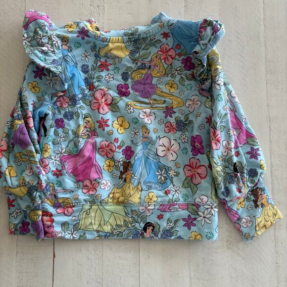 Posh Peanut X Disney Princesses Ruffle Sweatshirt 12-18 months - Picture 3 of 6